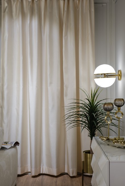 Портьера BELLINI бежевая 275*260см (TT-00008634)