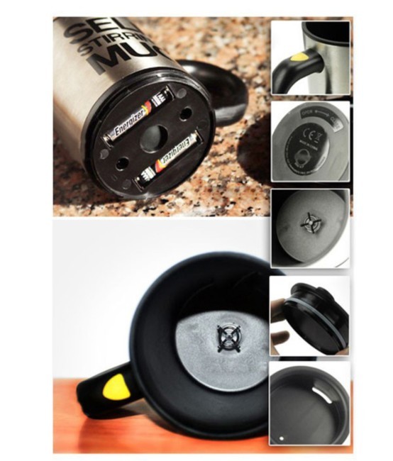 Саморазмешивающая кружка 400 мл.4 вида в ассортименте Bwss Kitchenware (D-712-168) 