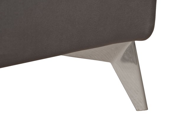 Кровать Siena без мех.велюр серый Colt017 199*222*116см (TT-00012402)