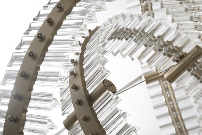 Люстра подвесная "Galaxy" стекло прозрач. d100*h37,5см (TT-00013035)