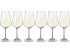 Набор бокалов для вина из 6 шт. "sandra" 450 мл. высота=23,5 см Bohemia Crystal (674-647)