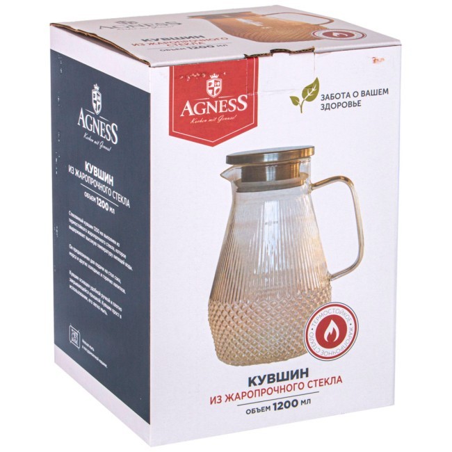Кувшин 1,2 л Agness (887-162)