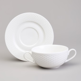 Бульонница с блюдцем lefard "infinity" 300 мл Lefard (171-319)