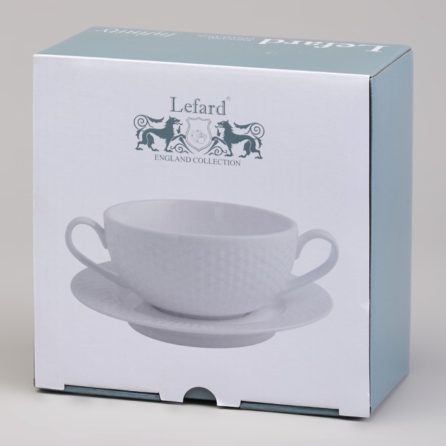 Бульонница с блюдцем lefard "infinity" 300 мл Lefard (171-319) Бульонница с блюдцем lefard "infinity" 300 мл Lefard (171-319)