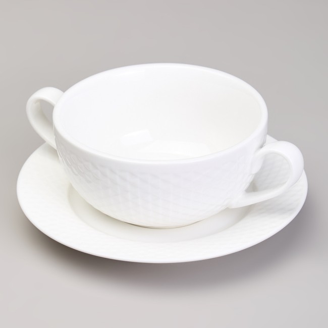 Бульонница с блюдцем lefard "infinity" 300 мл Lefard (171-319) Бульонница с блюдцем lefard "infinity" 300 мл Lefard (171-319)