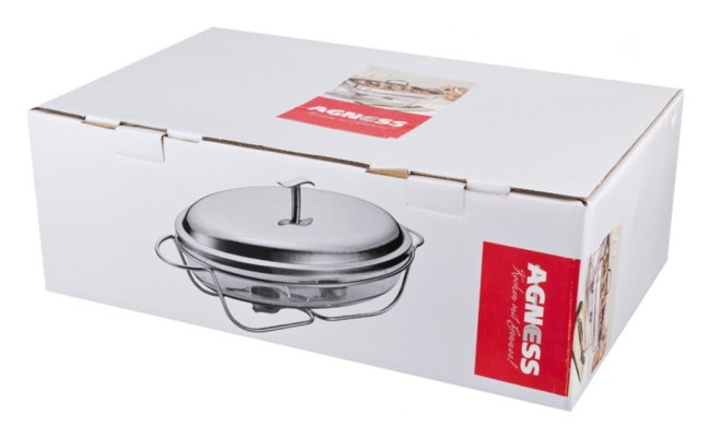 Мармит agness 3 л. 43,4*24,5 см. высота=17,5 см. Agness (907-201) Мармит agness 3 л. 43,4*24,5 см. высота=17,5 см. Agness (907-201)