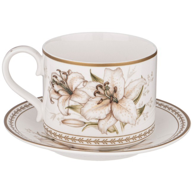 Чайный сервиз lefard "lilies" на 6 пер. 14 пр. 1000/350/300 мл Lefard (590-268)