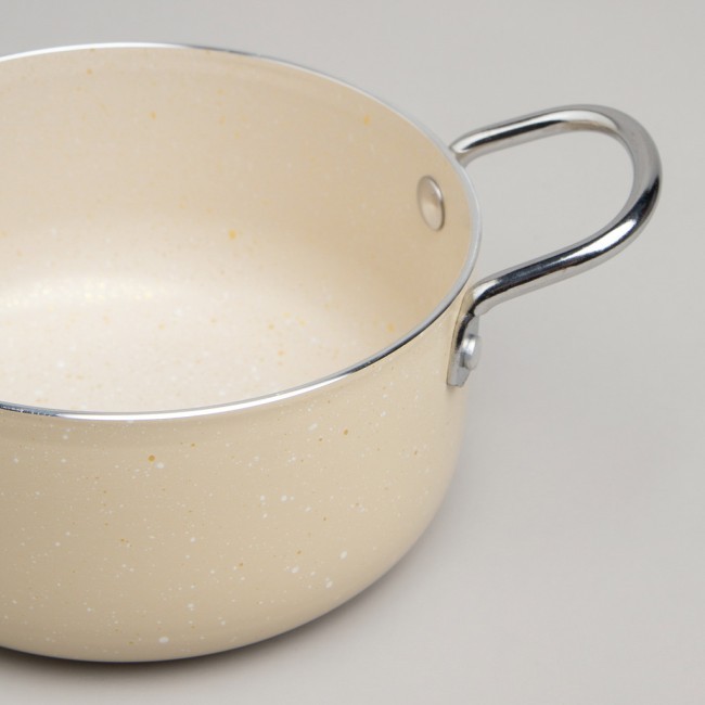 Кастрюля agness с антип. покр.  и стекл. крышкой 950 мл, 14*7 см Agness (906-260)