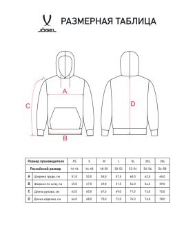 Худи JÖGEL ESSENTIAL Cotton Hoodie, темно-синий (2115280)