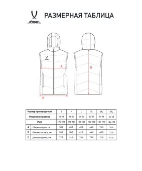 Жилет с капюшоном утепленный JÖGEL ESSENTIAL PerFormPROOF Padded Hooded Vest, темно-синий (2117071) Жилет с капюшоном утепленный JÖGEL ESSENTIAL PerFormPROOF Padded Hooded Vest, темно-синий (2117071)