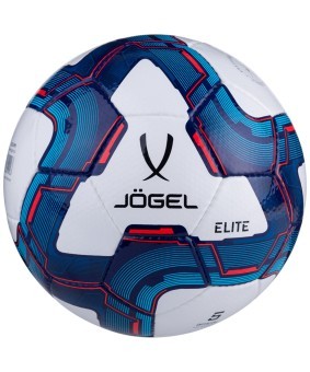 Мяч футбольный JOGEL Elite №4, белый/синий/красный (772483)