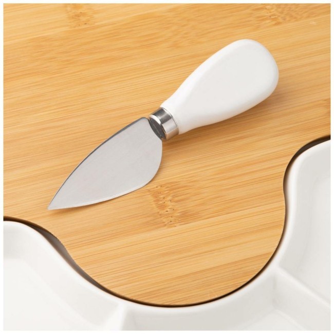 Менажница lefard "native" 4 секции 27*27*2 см, нож металл. для сыра Lefard (587-168) Менажница lefard "native" 4 секции 27*27*2 см, нож металл. для сыра Lefard (587-168)