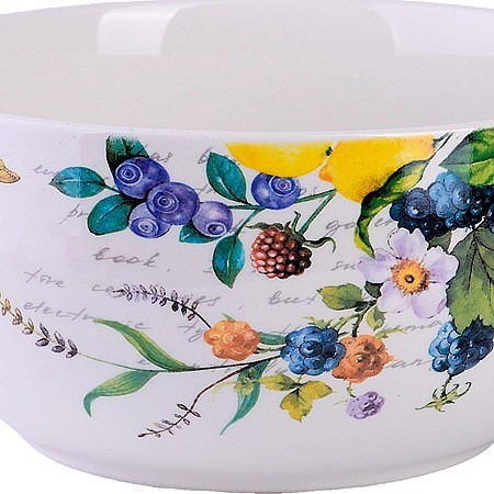 Супница керамическая 750мл Лесные ягоды с лимонами доломит LR (60142) Супница керамическая 750мл Лесные ягоды с лимонами доломит LR (60142)