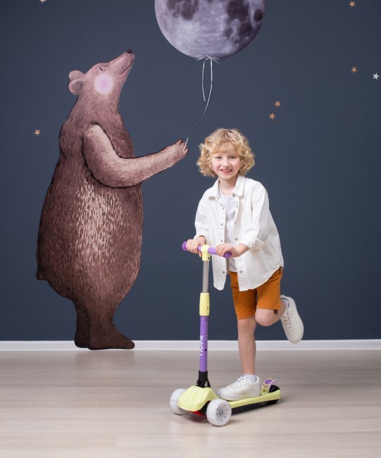 БЕЗ УПАКОВКИ Самокат 3-х колесный Juicy R, 120/80 мм, желтый/фиолетовый (2106806) БЕЗ УПАКОВКИ Самокат 3-х колесный Juicy R, 120/80 мм, желтый/фиолетовый (2106806)