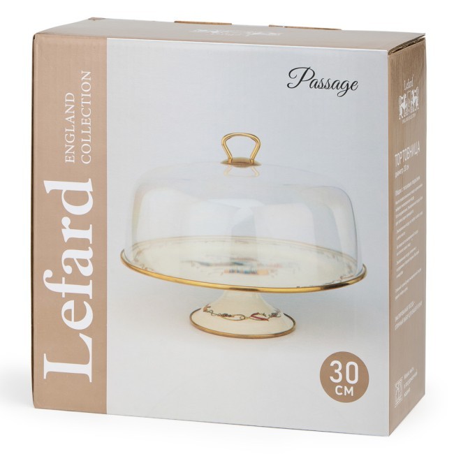 Тортовница lefard с крышкой, серия passage, диа.30см Lefard (950-658)