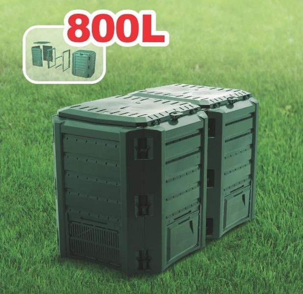Компостер садовый 800л Module IKSM800Z-G851 зеленый (53129) Компостер садовый 800л Module IKSM800Z-G851 зеленый (53129)
