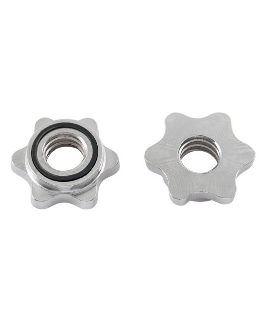 Гриф для штанги STARFIT BB-102 W-образный, d=25 мм, металлический, с металлическими замками, хром, 120 см (1484386)