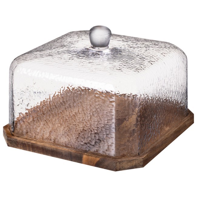 Блюдо сервировочное "aqua" с крышкой диаметр 24,5 см высота 17 см Lefard (750-017)