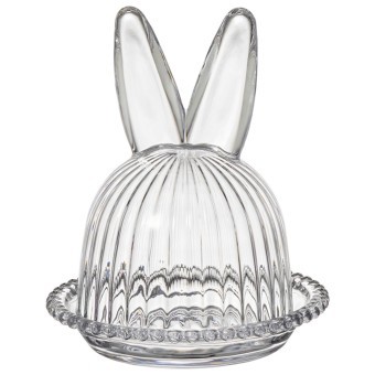 Блюдо сервировочное с крышкой "rabbit family" 14*14*16 см Lefard (302-106)