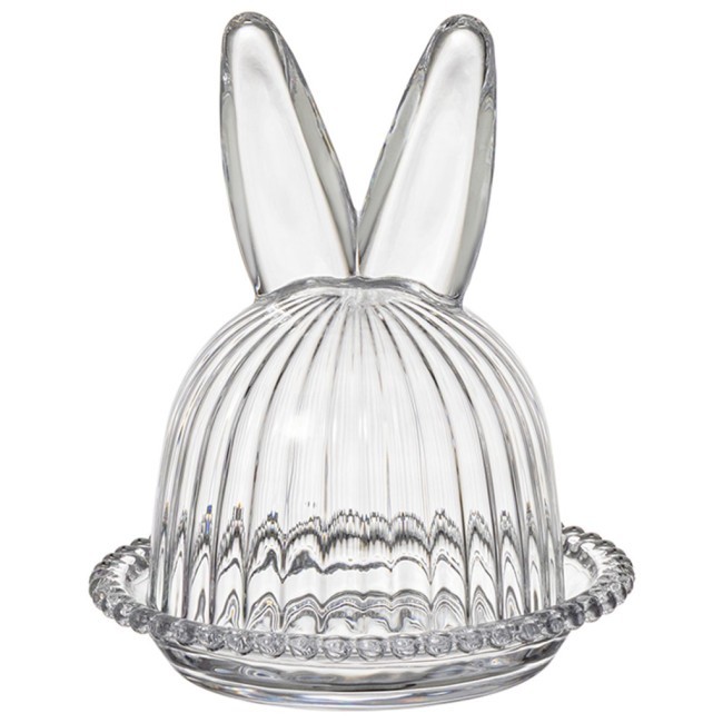 Блюдо сервировочное с крышкой "rabbit family" 14*14*16 см Lefard (302-106)