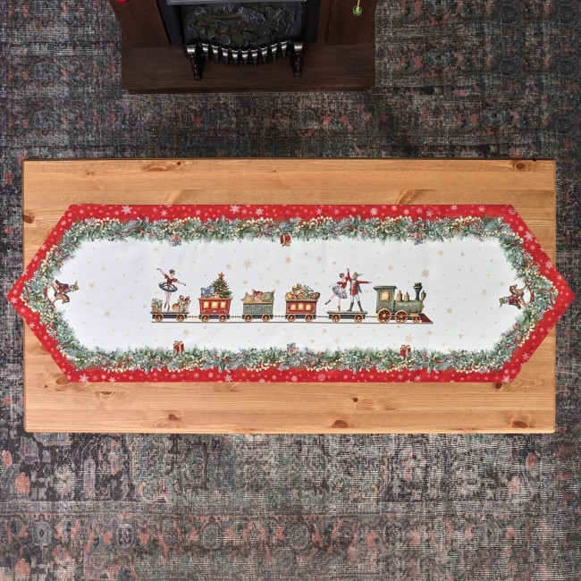 Дорожка на стол "щелкунчик", 45х145см, красный, 100% хлопок,твил Lefard (850-762-3) Дорожка на стол "щелкунчик", 45х145см, красный, 100% хлопок,твил Lefard (850-762-3)