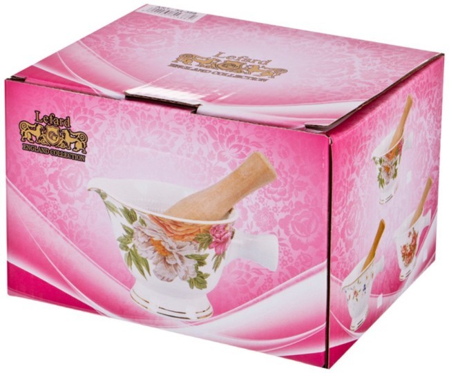 Ступка с пестиком lefard "мадемуазель кики" 16*11*9 см Lefard (54-388)