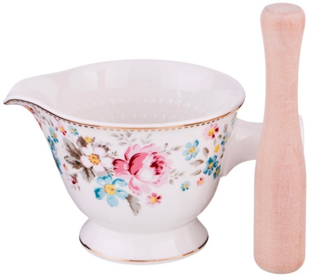 Ступка с пестиком lefard "мадемуазель кики" 16*11*9 см Lefard (54-388)