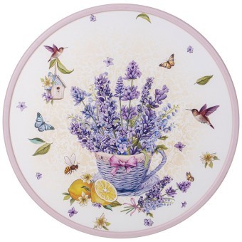 Доска разделочная диаметр 27,5*1.2 см Agness (895-134)