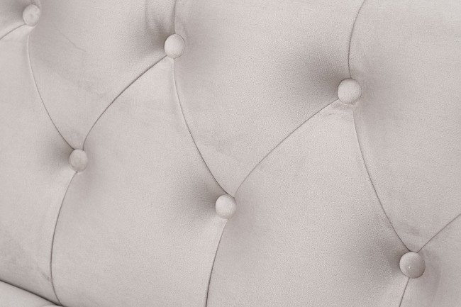 Диван Sanremo трехмест. велюр св.серый Colt030 201*86*74см (TT-00012440)