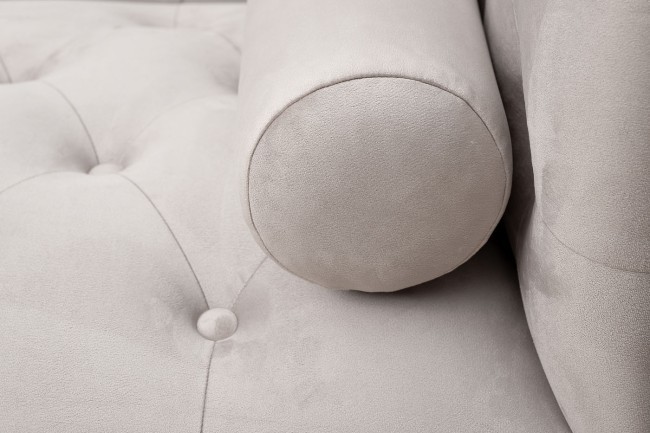 Диван Sanremo трехмест. велюр св.серый Colt030 201*86*74см (TT-00012440)