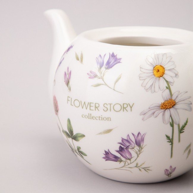 Чайник agness "flower story" 22,5*13*14,5 см 900 мл Agness (358-2174)