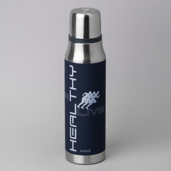 Термос healthy live 1000 мл, колба нерж.сталь 18/10 Agness (798-105)