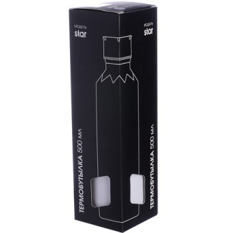 Термобутылка 500мл. Star, белая (77030-1)