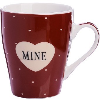 Кружка 340мл Сердечки Mine LR (9-31220-2) Кружка 340мл Сердечки Mine LR (9-31220-2)