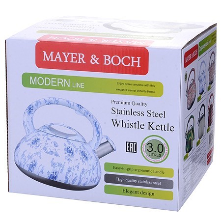 Чайник 3л нерж/сталь со свистком МВ (28200) Чайник 3л нерж/сталь со свистком МВ (28200)