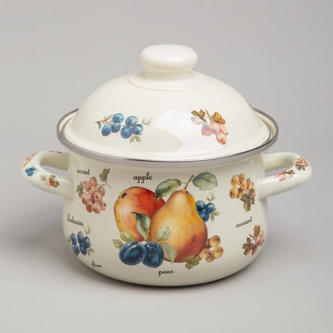 Набор кастрюль agness эмалированных серия "фрукты", 4пр. 1,5л и 2,8л, 16х10см, 20х12см Agness (934-703) Набор кастрюль agness эмалированных серия "фрукты", 4пр. 1,5л и 2,8л, 16х10см, 20х12см Agness (934-703)