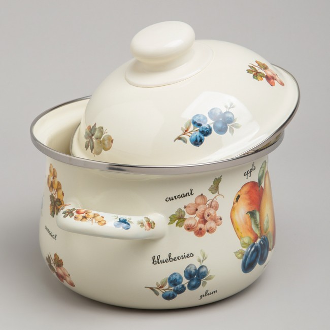 Набор кастрюль agness эмалированных серия "фрукты", 4пр. 1,5л и 2,8л, 16х10см, 20х12см Agness (934-703) Набор кастрюль agness эмалированных серия "фрукты", 4пр. 1,5л и 2,8л, 16х10см, 20х12см Agness (934-703)