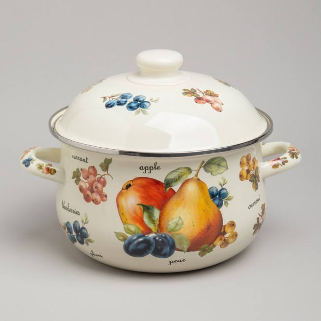 Набор кастрюль agness эмалированных серия "фрукты", 4пр. 1,5л и 2,8л, 16х10см, 20х12см Agness (934-703) Набор кастрюль agness эмалированных серия "фрукты", 4пр. 1,5л и 2,8л, 16х10см, 20х12см Agness (934-703)