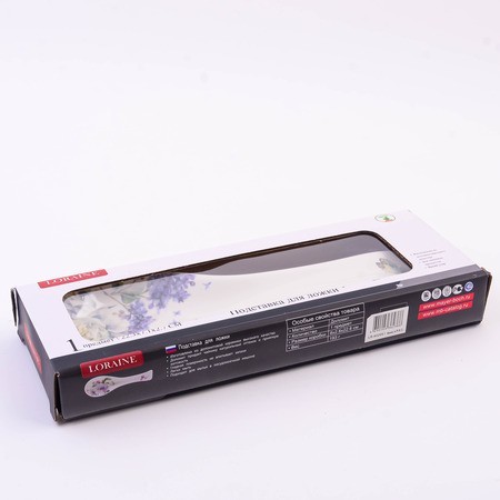 Подставка под ложку 22,3см Букет фантазий доломит LR (60205) Подставка под ложку 22,3см Букет фантазий доломит LR (60205)