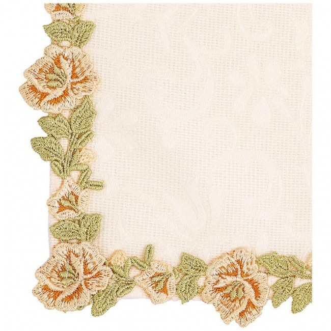 Набор салфеток из 2-х шт "нега",40х40см, 100% пэ, с кружевом, Lefard (850-835-38)