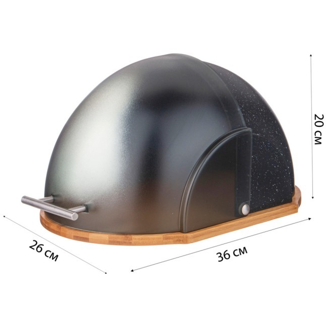 Хлебница agness деревянная с пластиковой крышкой 36*26*20 см Agness (938-073)