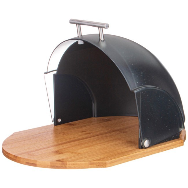 Хлебница agness деревянная с пластиковой крышкой 36*26*20 см Agness (938-073)