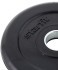 Диск обрезиненный Starfit BB-202 d=26 мм, стальная втулка, черный, 0,5 кг (998367)