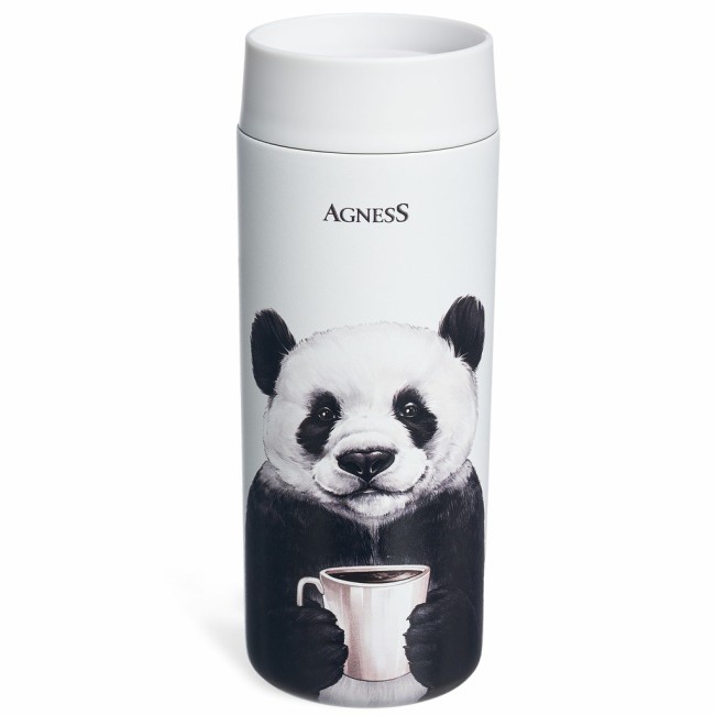 Термокружка panda 350 мл, колба нерж.сталь 18/10 Agness (798-115)