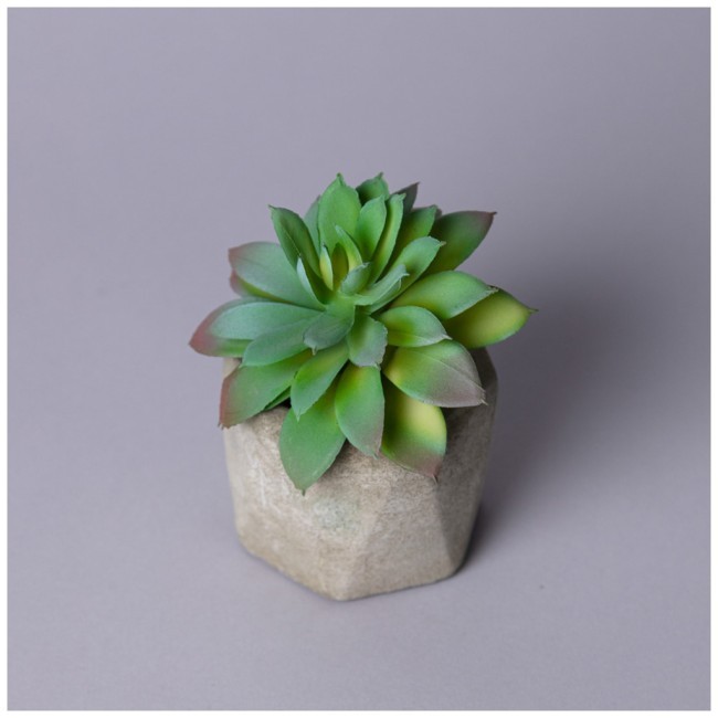 Суккулент искусственный в горшке 13*13см мал.уп.=24шт Lefard (535-400)