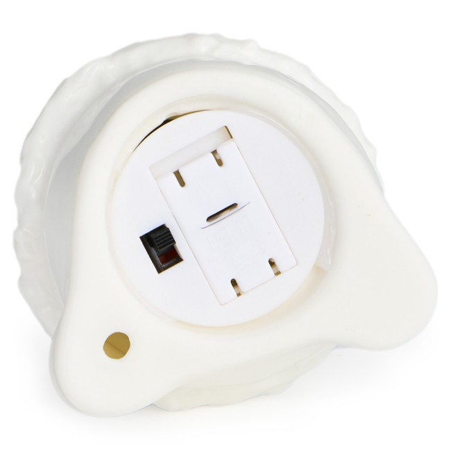 Статуэтка "снеговик" с led-подсветкой 6.4х6,3х10,3 см Lefard (146-2243)