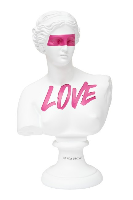 Статуэтка "Античный бюст" женский белый 21*15*h.35см (TT-00013219)