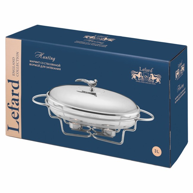 Мармит lefard серия "охота" со стеклянной формой для запекания, 3л Lefard (920-100) Мармит lefard серия "охота" со стеклянной формой для запекания, 3л Lefard (920-100)