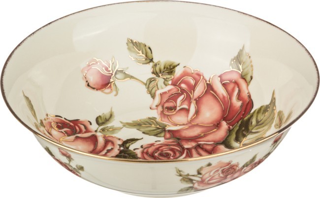 Салатник "корейская роза" диаметр=25,5 см высота=7,5 см Lefard (215-066)