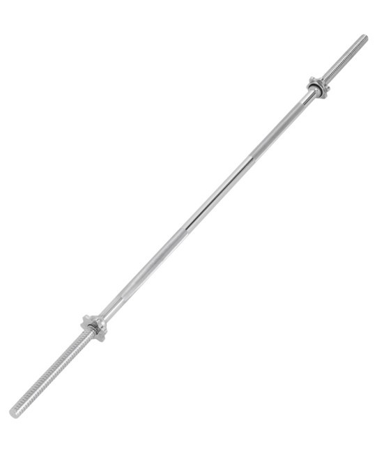 Гриф для штанги STARFIT BB-103 прямой, d=25 мм, металлический, с металлическими замками, 150 см (1484398)